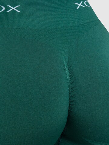 Skinny Pantalon de sport 'Azura' Smilodox en vert
