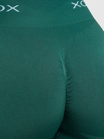 Smilodox Skinny Sporthose 'Azura' in Grün