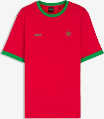 BOSS Tričko – červená: přední strana