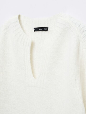 MANGO Sweater 'NIEVES' in White