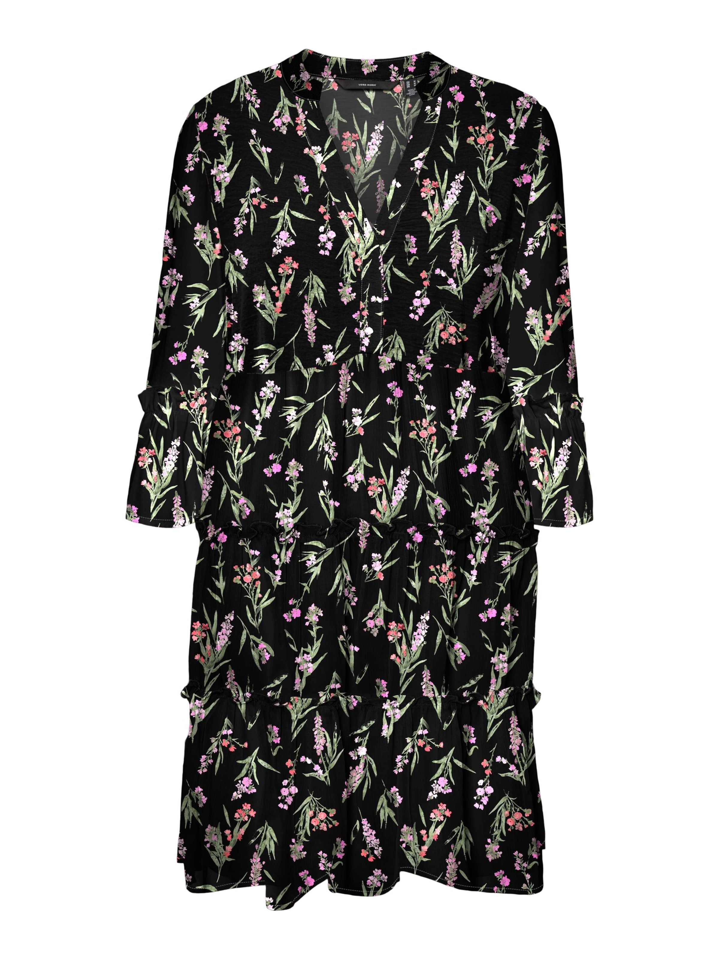 VERO MODA Jurk 'VMEasy' in Zwart: voorkant