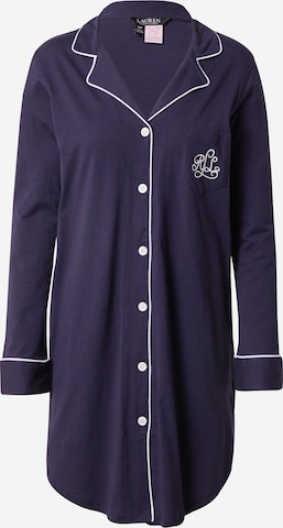 Lauren Ralph Lauren Ночная рубашка в Синий: спереди