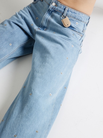 Wide Leg Jean Fiorucci en bleu