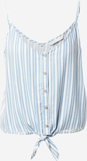 ONLY Blouse 'Aurora' in de kleur Smoky blue / Wit, Productweergave