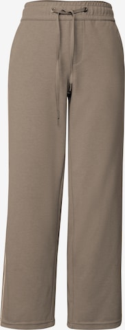 STREET ONE Loose fit Trousers in Brown: front