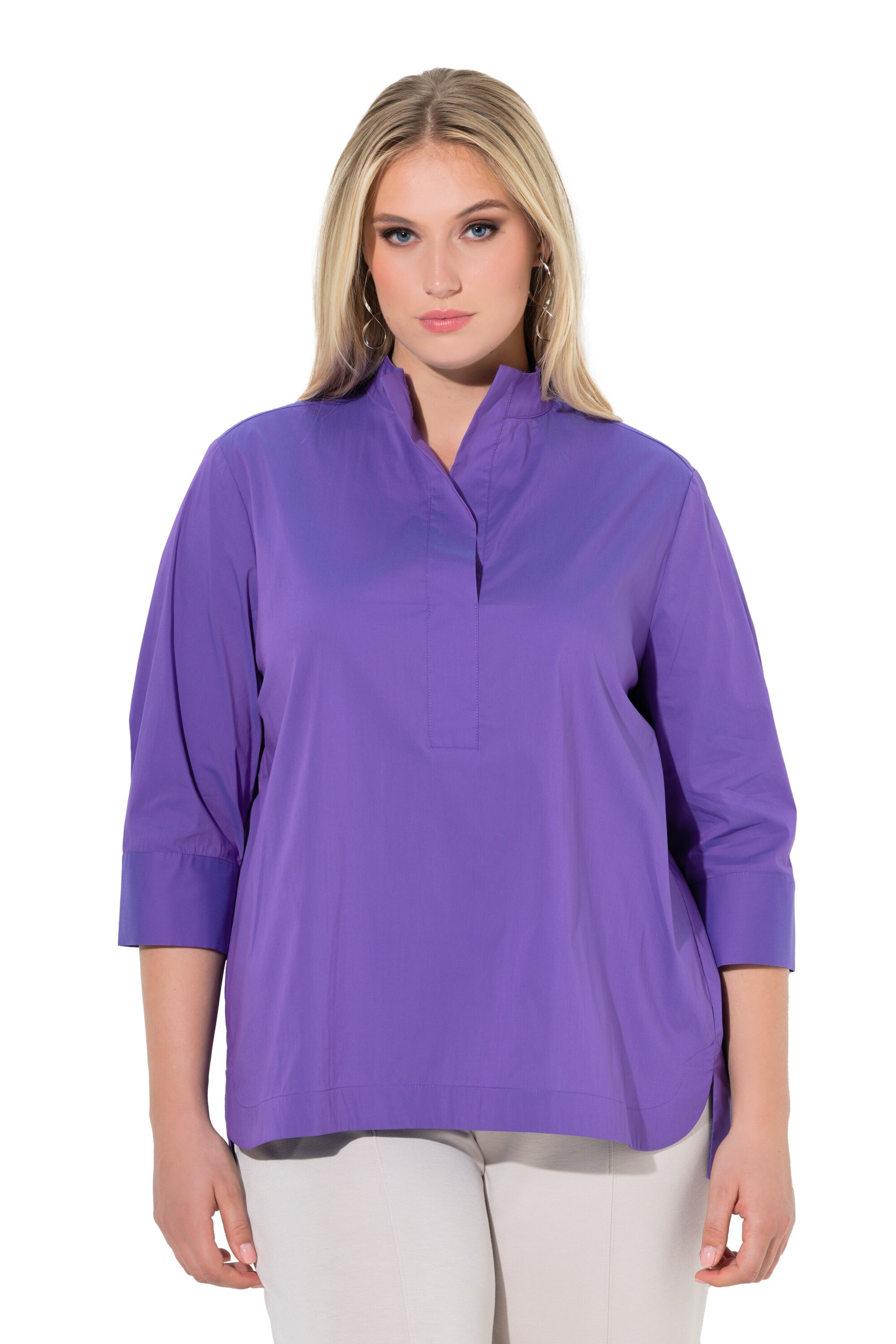 Ulla Popken Blouse in Purple: front