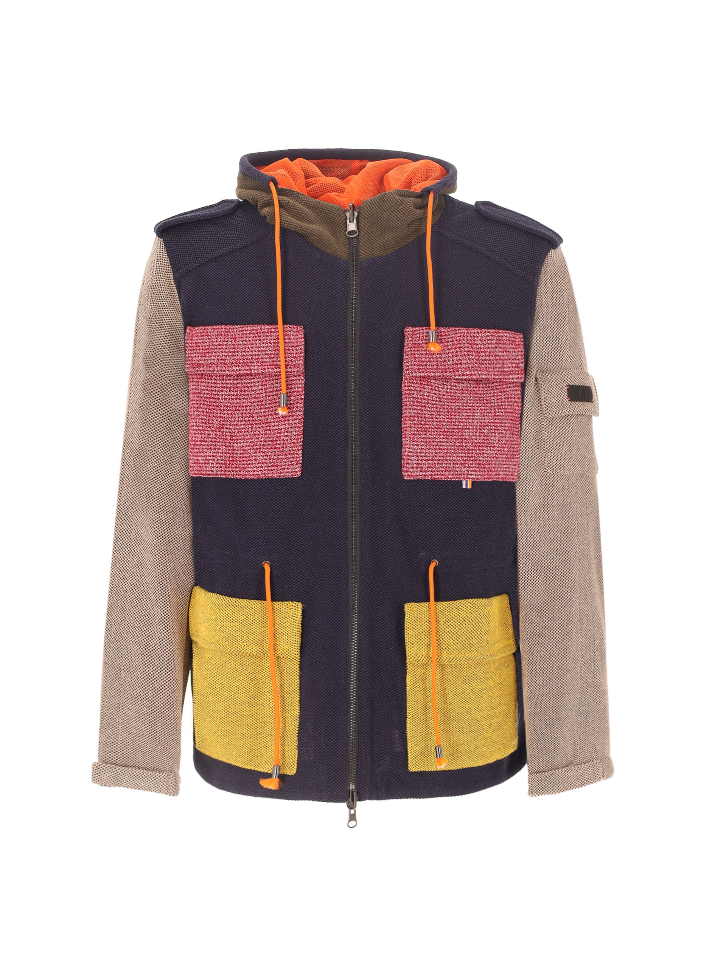 Distretto12 Outdoorjas in Blauw: voorkant