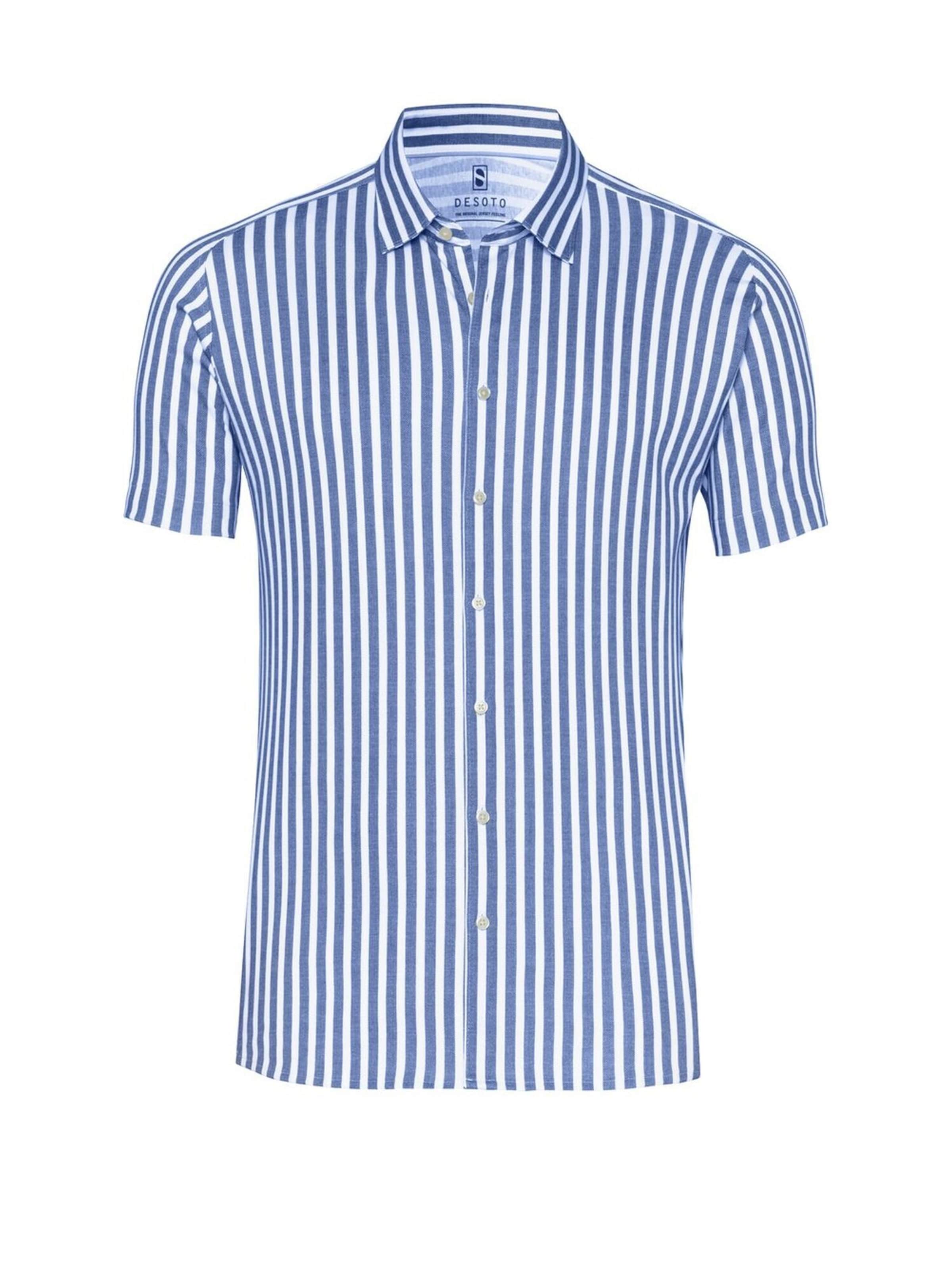 Coupe slim Chemise DESOTO en bleu : devant