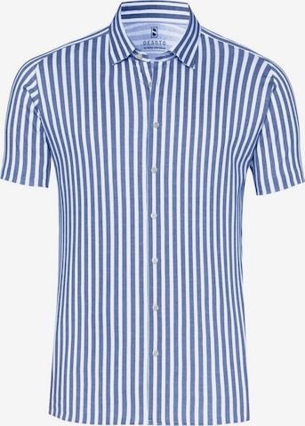 Coupe slim Chemise DESOTO en bleu : devant