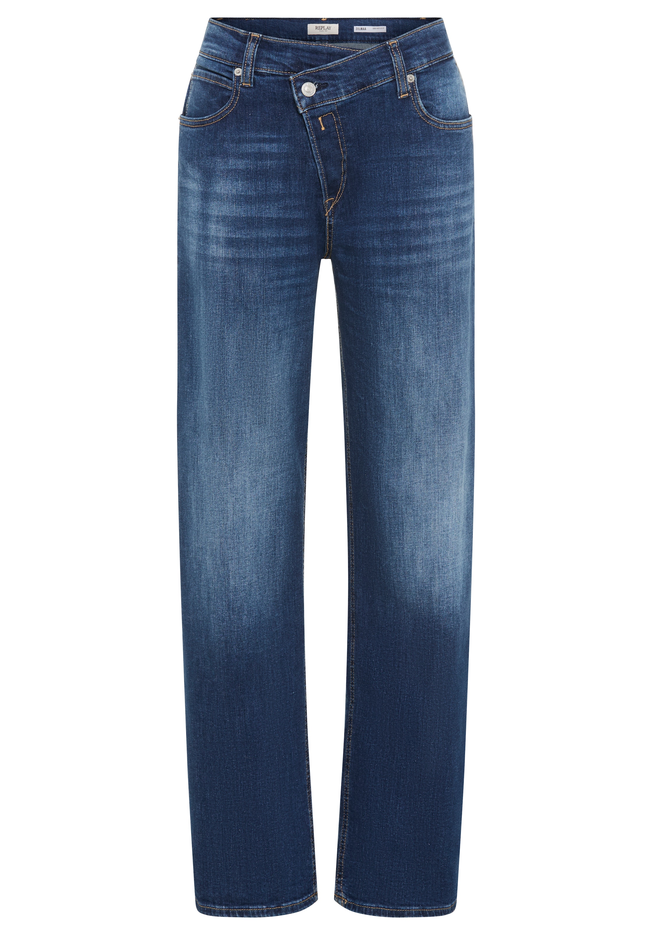 REPLAY Wide leg Jeans in Blue: front