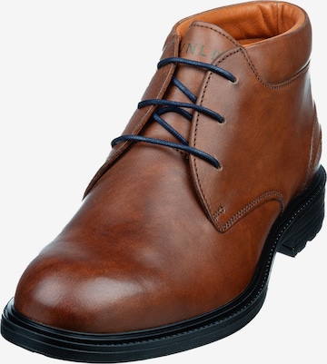 Bottines à lacets 'Berner' VANLIER en marron : devant