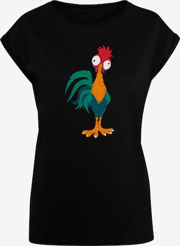 ABSOLUTE CULT T-Shirt 'Moana - Hei Hei' in Schwarz: Vorderseite