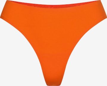 cfab (formerly creamy fabrics) String 'Tanga mit Spitze' in Orange: Vorderseite