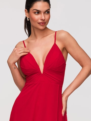 Ombre Abendkleid‌ in Rot