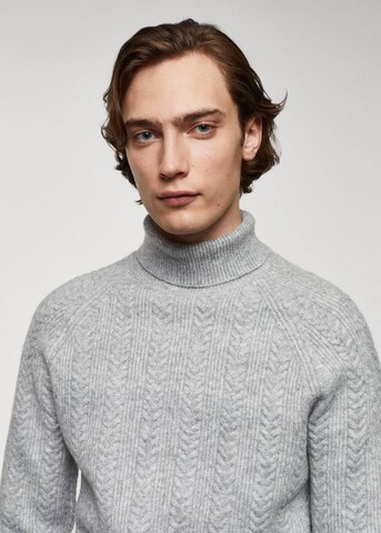 MANGO MAN Sweater 'Marias' in Grey
