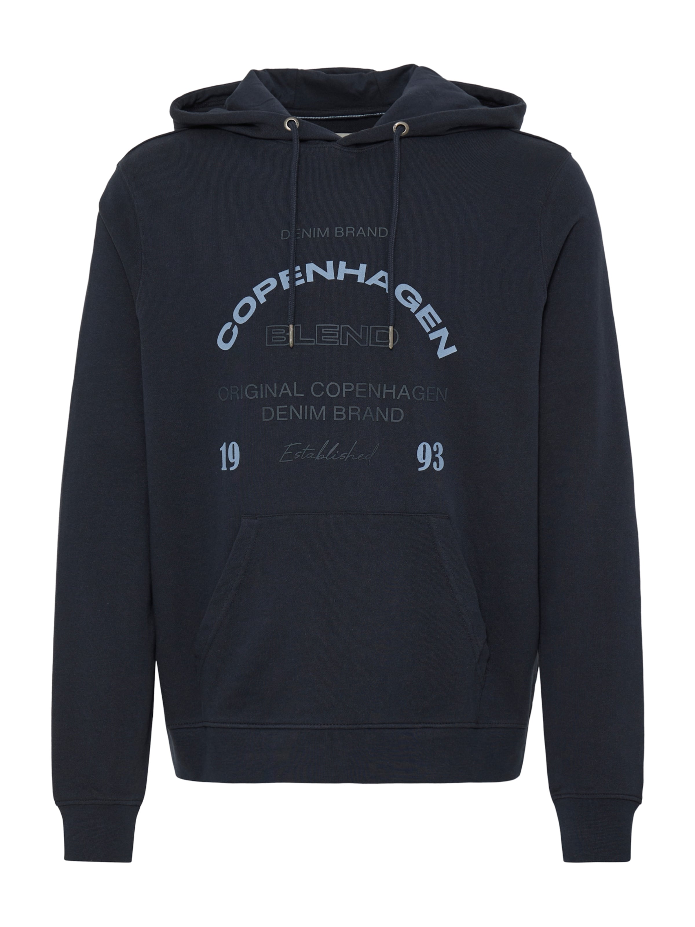 BLEND Sweatshirt 'BHKAREL' in Blue: front