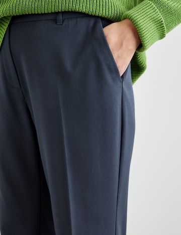 SAMOON Normalny krój Spodnie w kant 'Greta' w kolorze niebieski