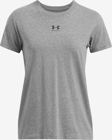 UNDER ARMOUR Functioneel shirt in Grijs: voorkant
