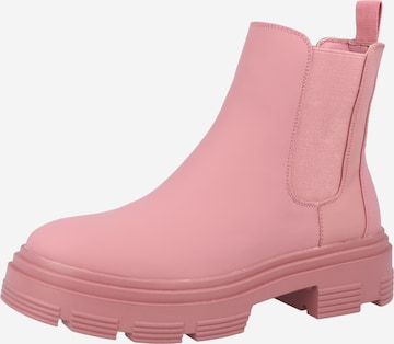 Boots chelsea 'Aylin' di ABOUT YOU in rosa: frontale