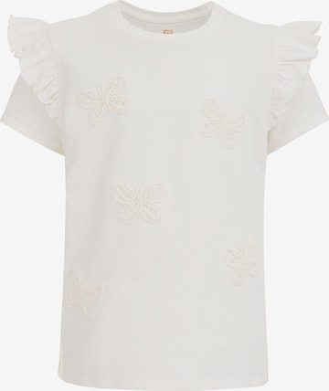 WE Fashion - Camiseta en blanco: frente