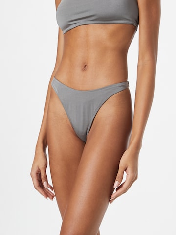 WEEKDAY Bikini bottom in Grey: front