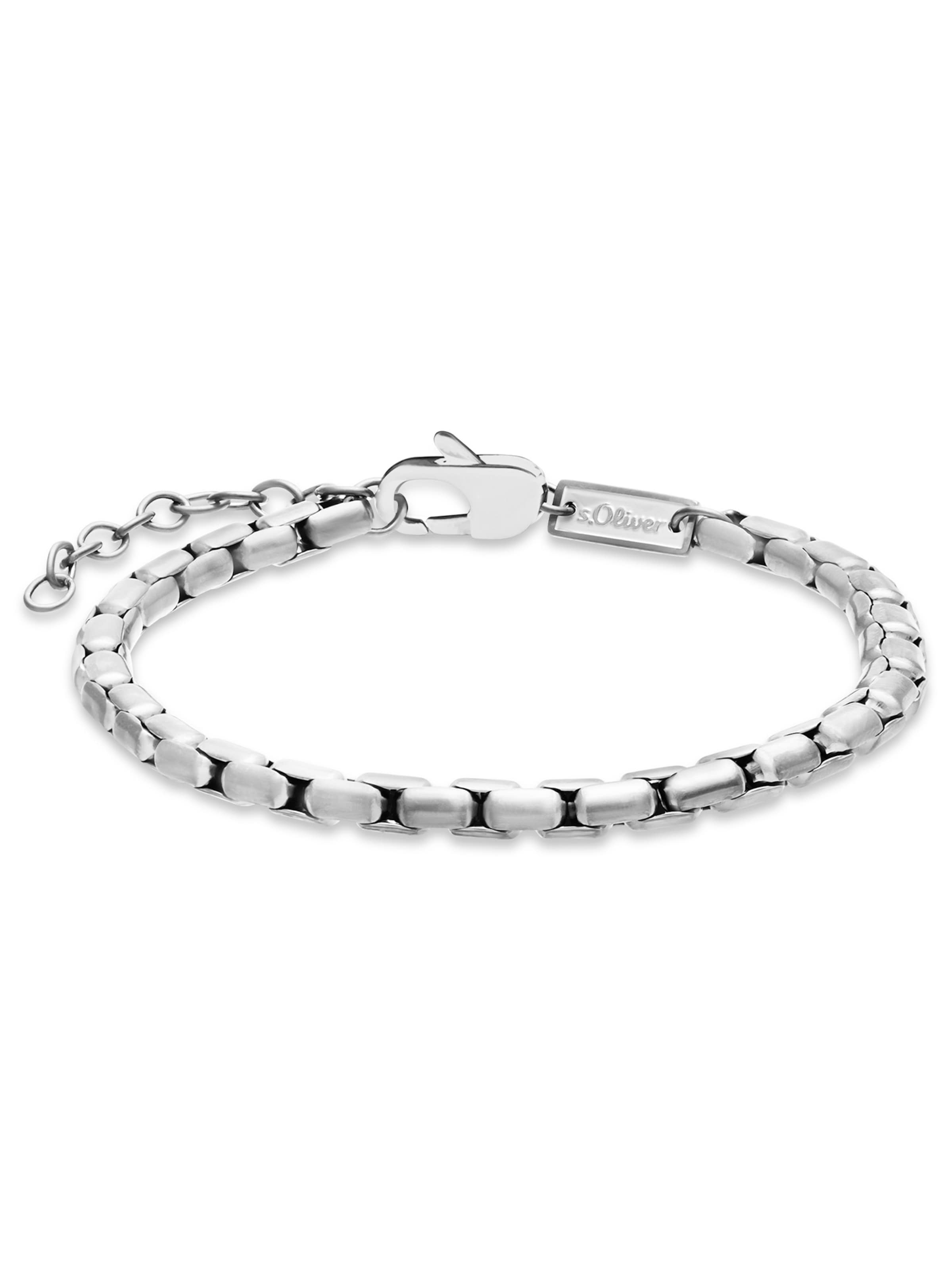s.Oliver Bracelet 'The Basics' in Silver: front