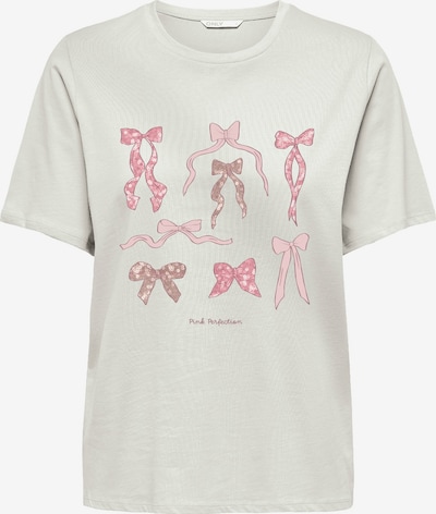 Tricou 'ONLKITA' ONLY pe roz / roz pal / alb murdar, Vizualizare produs