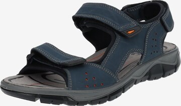 IMAC Hiking Sandals in Blue: front