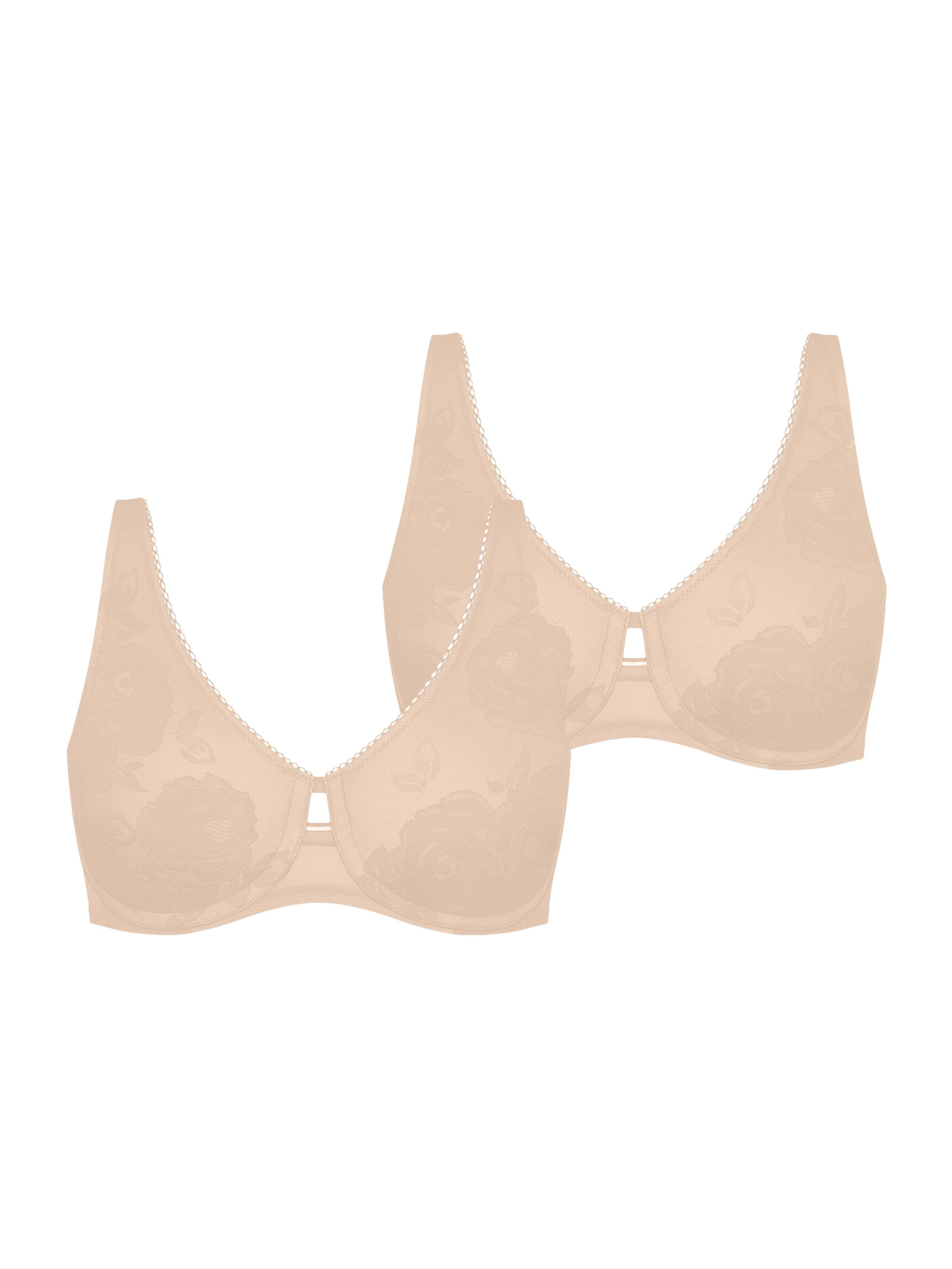 TRIUMPH Bügel-BH ' Wild Rose Sensation ' in Beige: Vorderseite