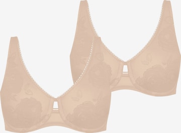 Soutien-gorge ' Wild Rose Sensation ' TRIUMPH en beige : devant