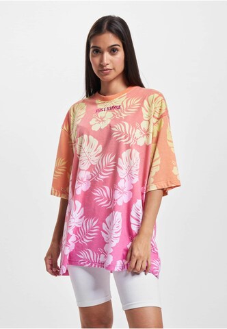 Just Rhyse Shirt 'Holidays' in Pink: front