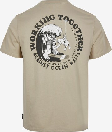 T-Shirt 'Strong' O'NEILL en beige