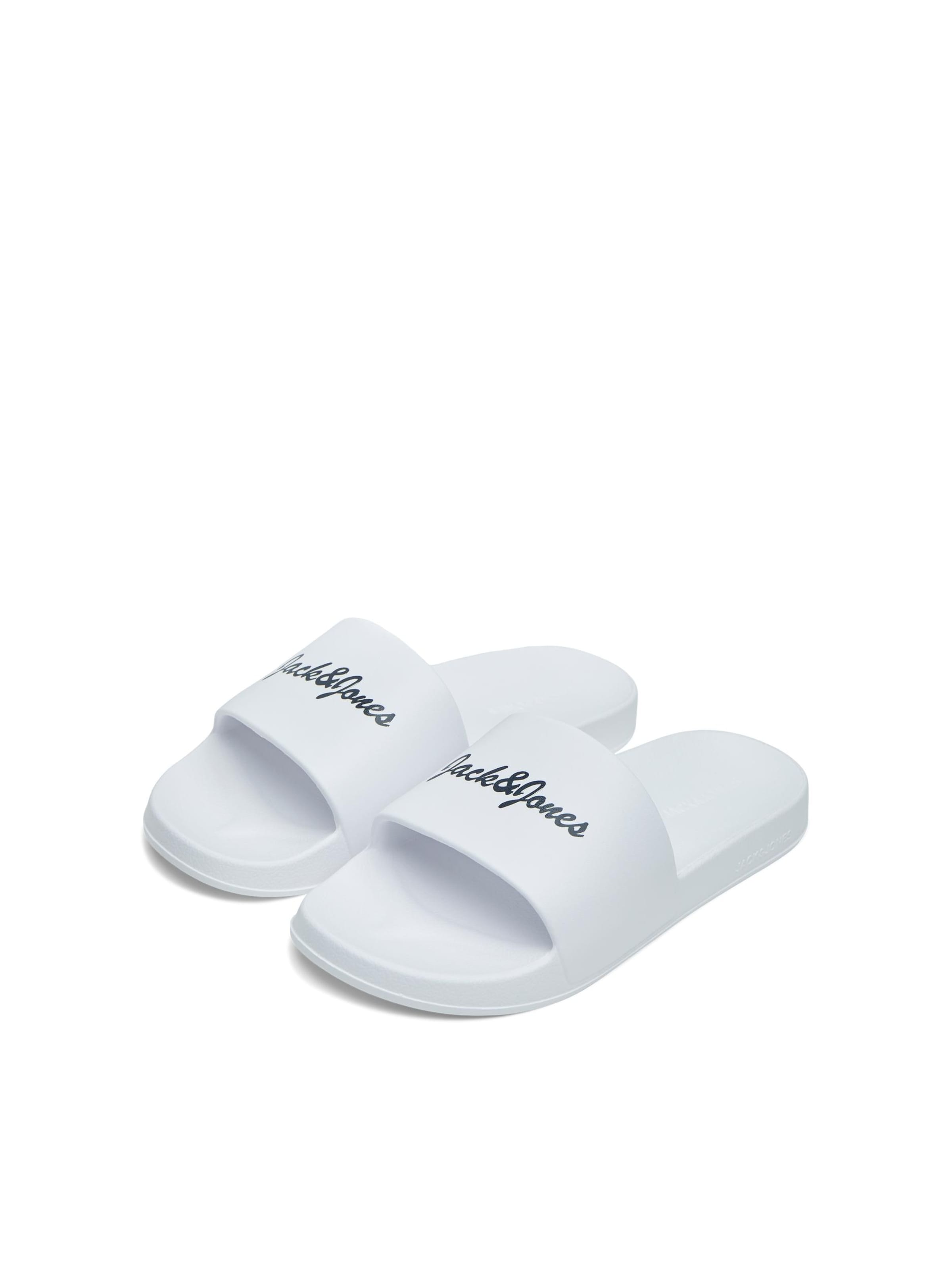 JACK & JONES Klapki 'JERRY' w kolorze biały