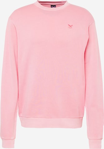 Iriedaily Sweatshirt 'Waterkeeper' in Pink: predná strana