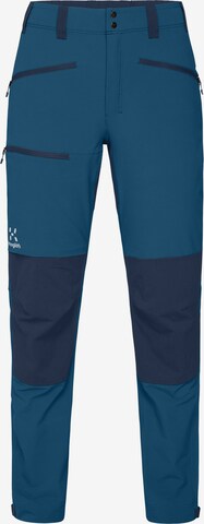 Haglöfs Regular Outdoor Pants 'Mid Standard' in Blue: front