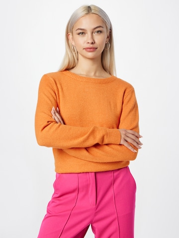VILA Sweater in Orange: front