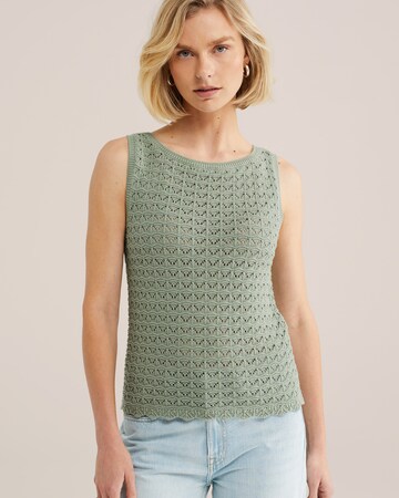 WE Fashion Вязаный топ в Зеленый: спереди