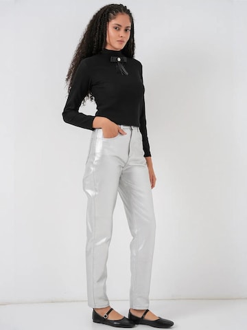 Coupe slim Pantalon Bigdart en argent