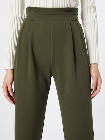 ABOUT YOU Loose fit Pleat-Front Pants 'Mina' in Green