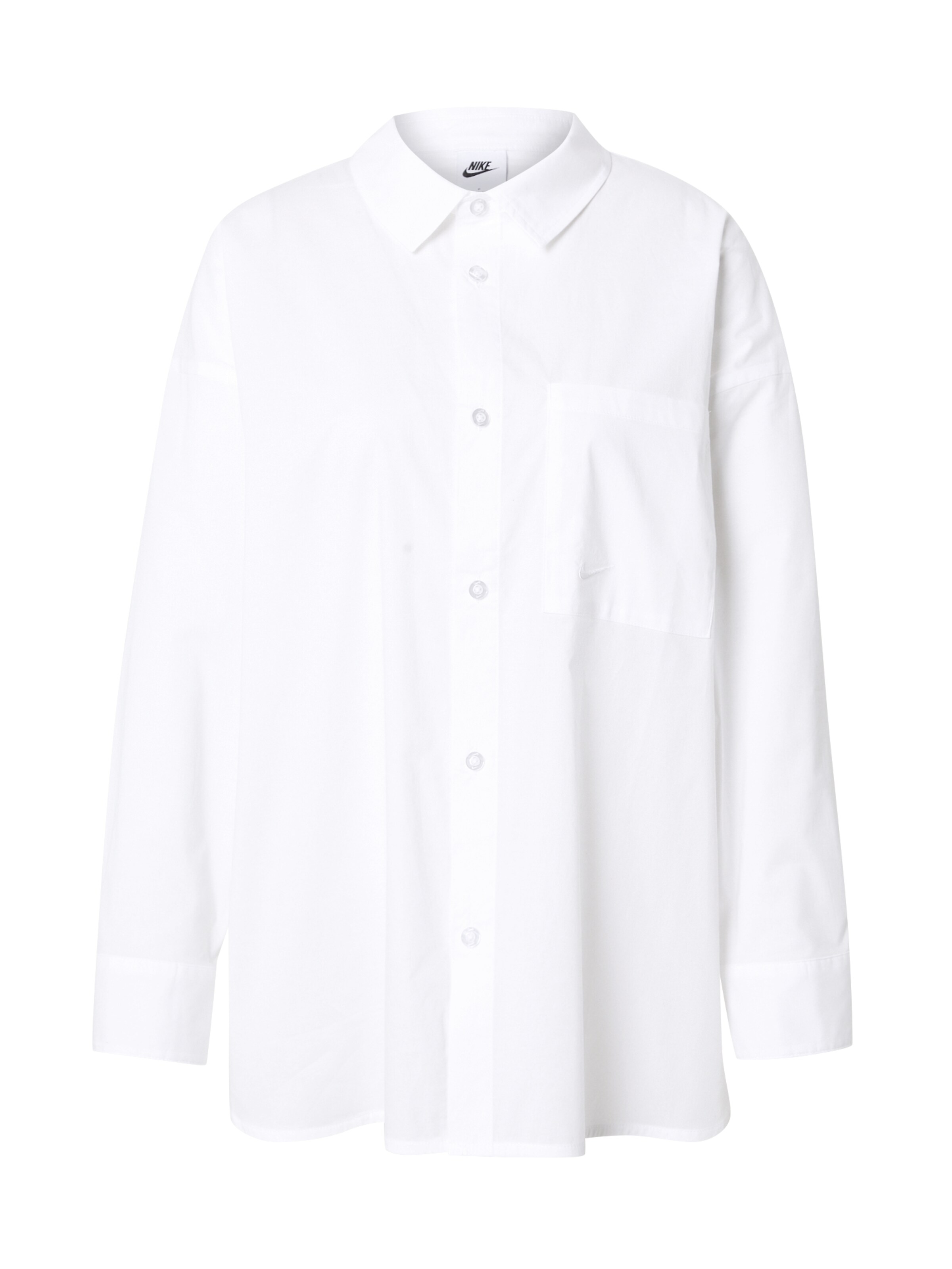 Nike Sportswear Блузка в Белый: спереди