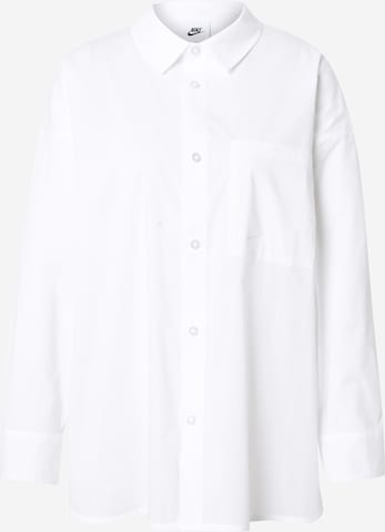 Nike Sportswear Блузка в Белый: спереди