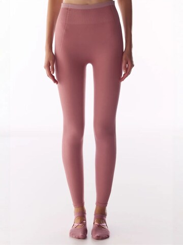Skinny Leggings 'Gamaschen' Penti en rose