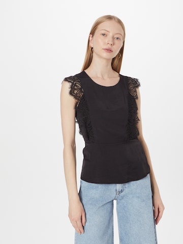 ABOUT YOU Blouse 'Pearl' in Black: front