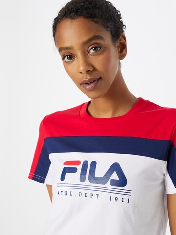 FILA - Camisa 'BELEK' em vermelho