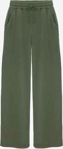 No Matter What Trousers in Green: front