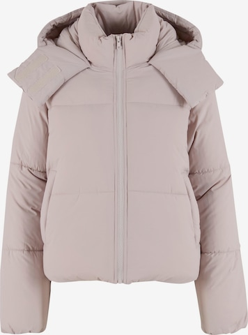 Urban Classics Winter jacket in Purple: front