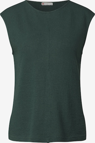 STREET ONE - Top de punto en verde: frente