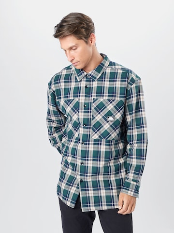 Regular fit Camicia di SOUTHPOLE in verde: frontale