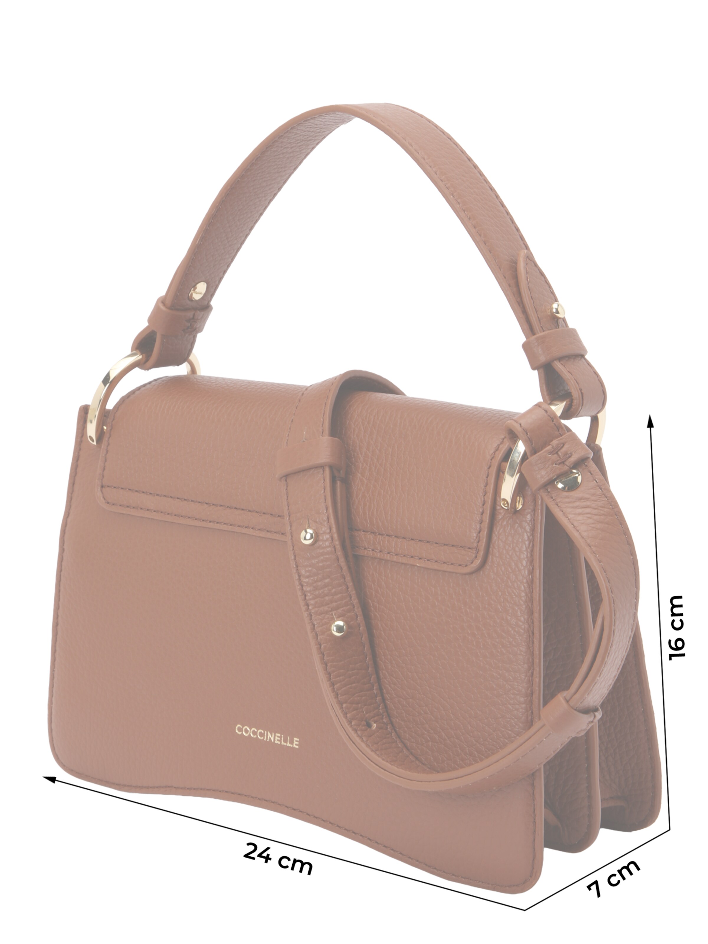 ruda Coccinelle Rankinė su ilgu dirželiu