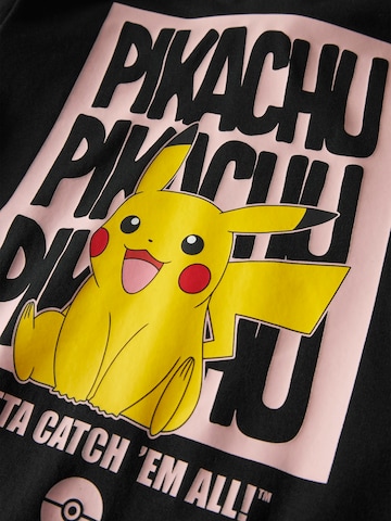 NAME IT Sweatshirt 'NKFADEMA POKEMON' i svart